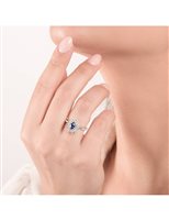 Ringe Mirco Visconti Dame Anelli Colore in Weißgold Zaffiro 0.66 Ct IE90/F10Z - IE90/F10Z